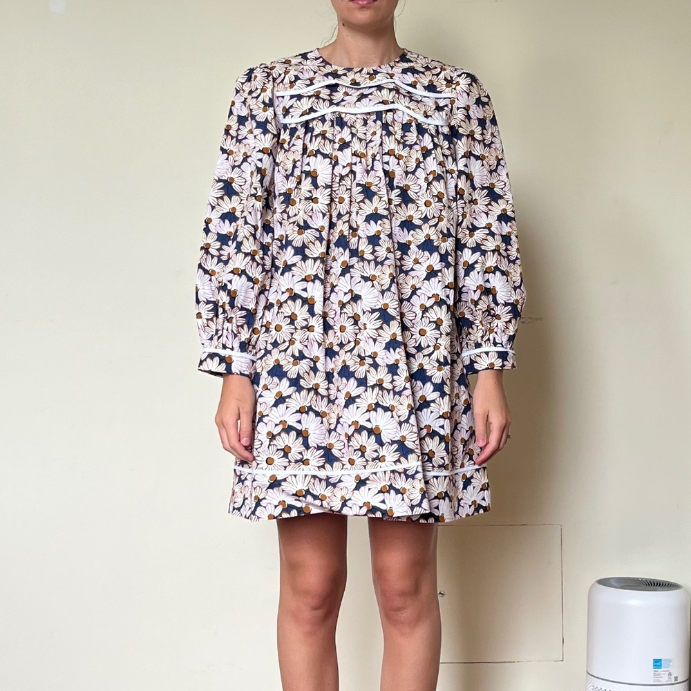 Batsheva Esme Dress Fall Daisy Print